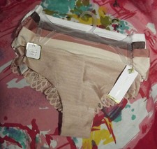 5 ADRIENNE VITTADINI AV3107 5PKJ GOODBYE PANTY LINES LACE BACK BIKINI PANTIES M