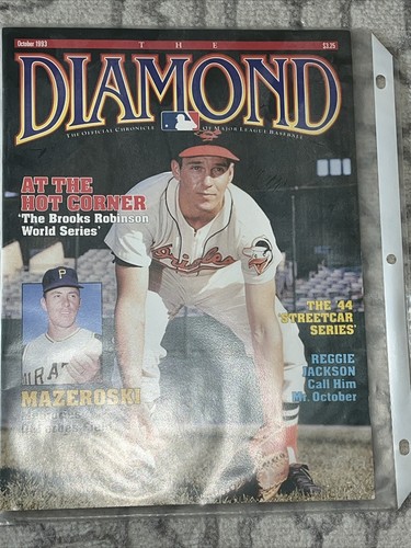 October 1993 The Diamond Magazine Brooks Robinson Orioles Bill Mazeroski Pirates - 第 1/3 張圖片