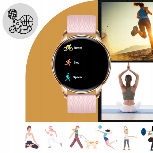 Für Samsung Android Smartwatch Damen mit Telefonfunktion Armbanduhr Bluetooth - Bild 12 von 19