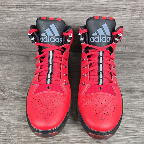 Adidas Derrick Rose 6 Boost rosso scarlatto nero 2015 taglia UK 6 alte D69768 - Foto 4 di 18