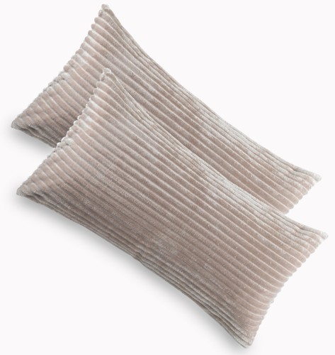 2er Set Kissenbezug Cashmer-Touch Fleece Kissenhülle Sofakissen Couchkissen - Bild 12 von 57