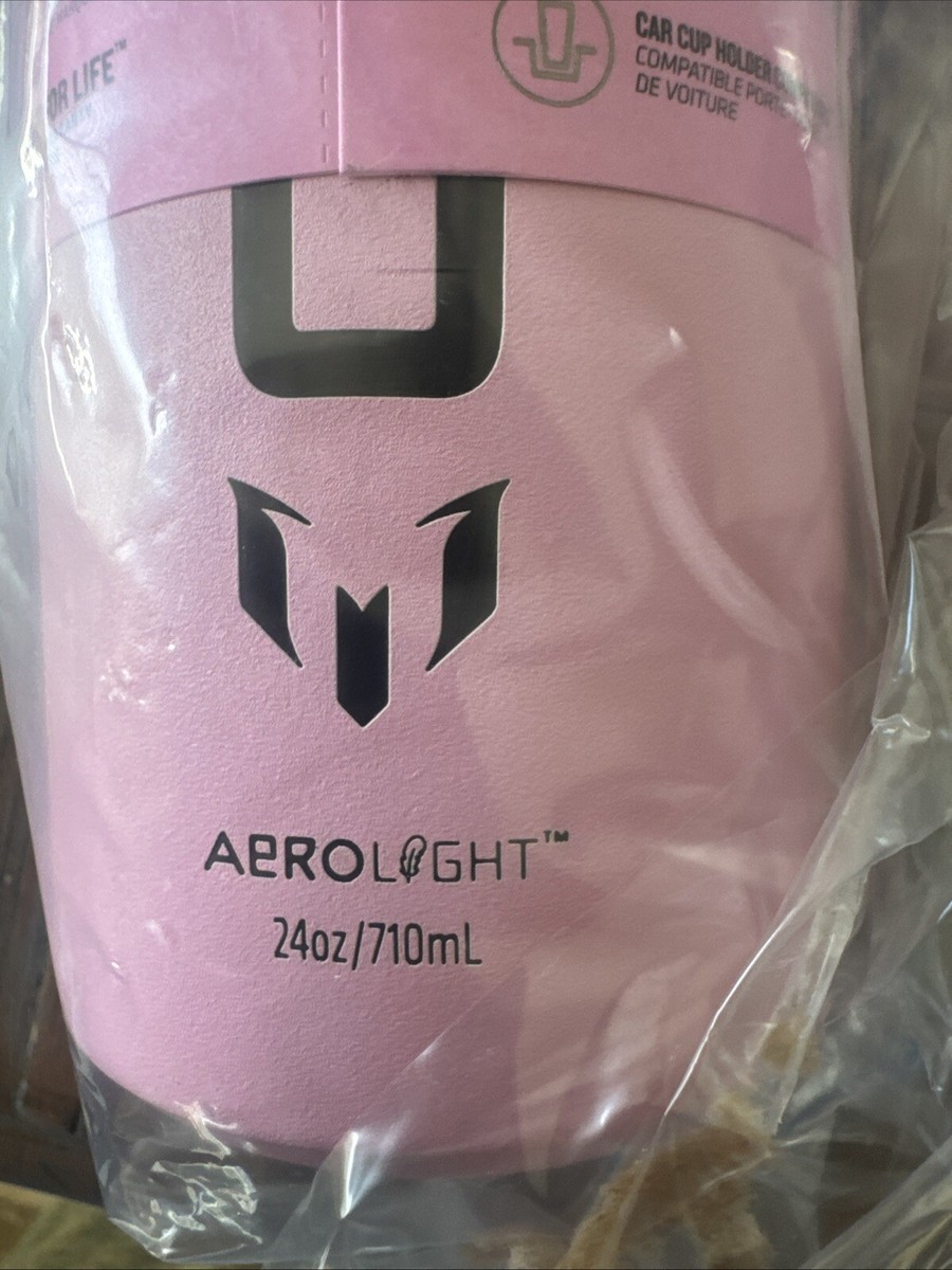 Gourde Stanley X Messi IceFlow 0,7L - Édition Limitée GOAT Rose - Isotherme