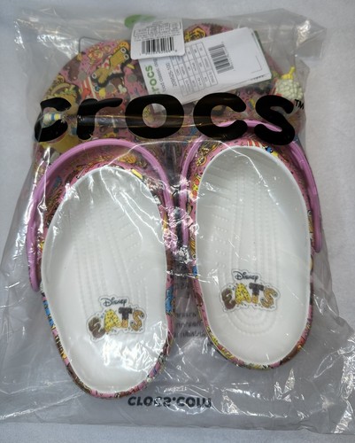 Disney Eats CROCS Pink Mickey Snacks Pretzel Churro Dole Whip Clogs M8 W10 NEW - Picture 12 of 12