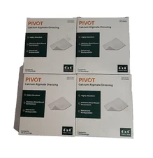 PACK OF 4 Pivot Calcium Alginate Wound Dressing STERILE 4x4 40 Dressings