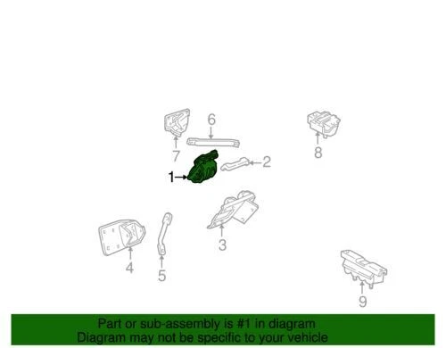 Original GM 1996-1998 Chevrolet GMC C1500 K1500 Base SLE WT Montaje Motor 22146265 Foto 2 de 2