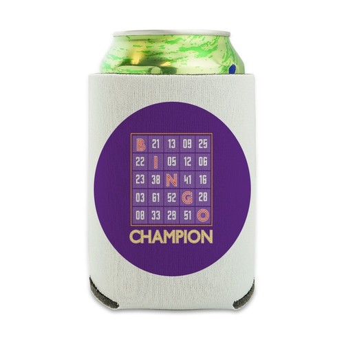 Bingo Champion Can Cooler Drink Sleeve Hugger Collapsible Insulated Holder - 第 1/3 張圖片