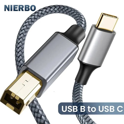 Câble USB-B/USB-A Ou USB-B/USB-C - Pour Imprimantes, Contrôleurs, Claviers MIDI - 第 1/24 張圖片