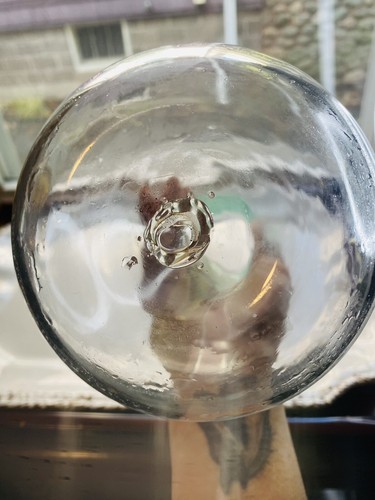 Blenko Carafe Attached Green Swirl Glass Mid Century Modern Decanter - Picture 5 of 15