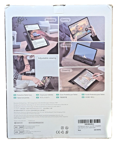 ESR Rebound Hybrid Case 360, Compatible With IPAD Pro 12.9", Forest Green - Picture 4 of 5