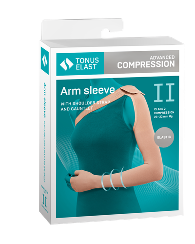 Manga de brazo de compresión Tonus Elast linfedema clase II 23-32 mmHg - 0403-02 - Imagen 4 de 5
