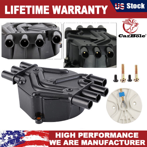 DR475 10452458 Ignition Distributor CAP Rotor Fit Chevy GMC Oldsmobile V6 D328A - Foto 1 di 12