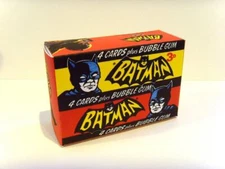 BATMAN - A&BC (Red bat) - Superb custom picture/ gum cards display box.