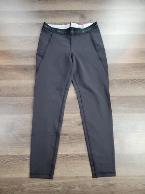 Reebok Les Mills Leggings Large Black Speed Wick Lux Tight 2 Compression Fit NWT