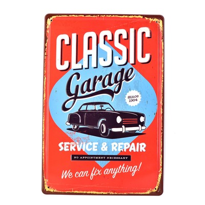 12 x 12 Metal Sign Air Garage Repair Service Sign USA Made Vintage Style Retro Home Decor Garage Art PS