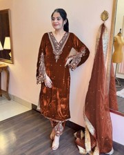 Pakistani Salwar Kameez Ready made Suits Indian Wedding Party Bollywood 3 Piece