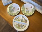 Pottery Barn Kids Beatrix Potter Peter Rabbit Melamine Plates (3) Set NWOB READ
