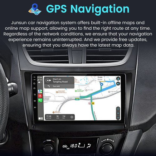 8Core 4+64GB Android13 Carplay Stereo Radio GPS WIFI For Suzuki Swift 2011-2017 - Picture 5 of 19