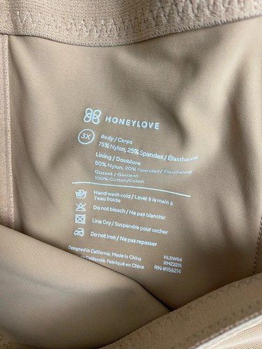 Neu 95 $ Honeylove Super Power Short HLSW03 Nude Shapewear Größe L Large - Bild 10 von 10