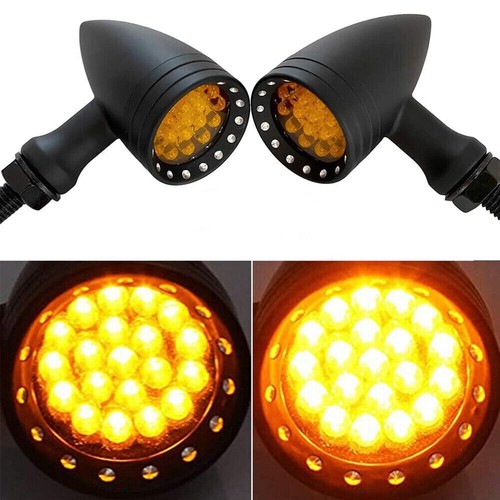 Turn Signals Indicators Lights Universal Black Fits for HONDA VFR800 2002-2010 - Picture 5 of 11