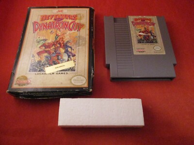 Defenders of Dynatron City (Nintendo NES, 1992) w/ Box game WORKS! 