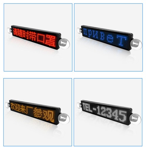 LED Car Rear Window Sign Board Scrolling Message Bluetooth LED display - Picture 2 of 17