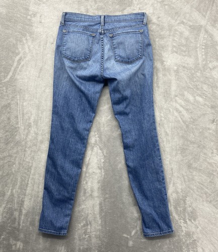 J Brand Jeans Women's 28 Blue Skinny Med Wash Mid Rise Stretch Denim - Picture 3 of 12