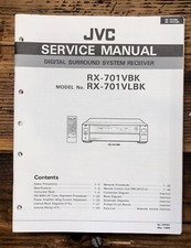 JVC RX-701 Receiver Service Manual Original 