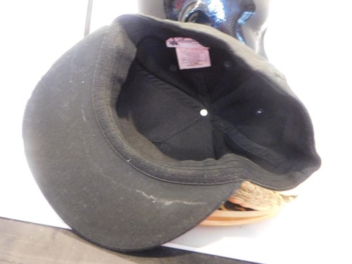 Mickey Mouse Disney Parks Authentic Original Cap STRETCH BLACK/GRAPHIC PRINT Hat - Picture 10 of 11