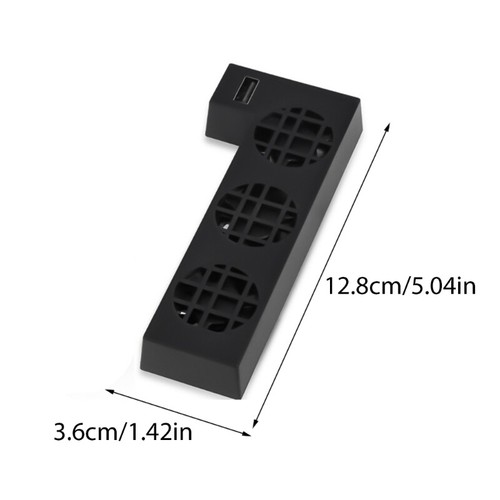 Black External Cooling Fan Intelligent for X1X Enhances Heat Dissipation - Afbeelding 8 van 8