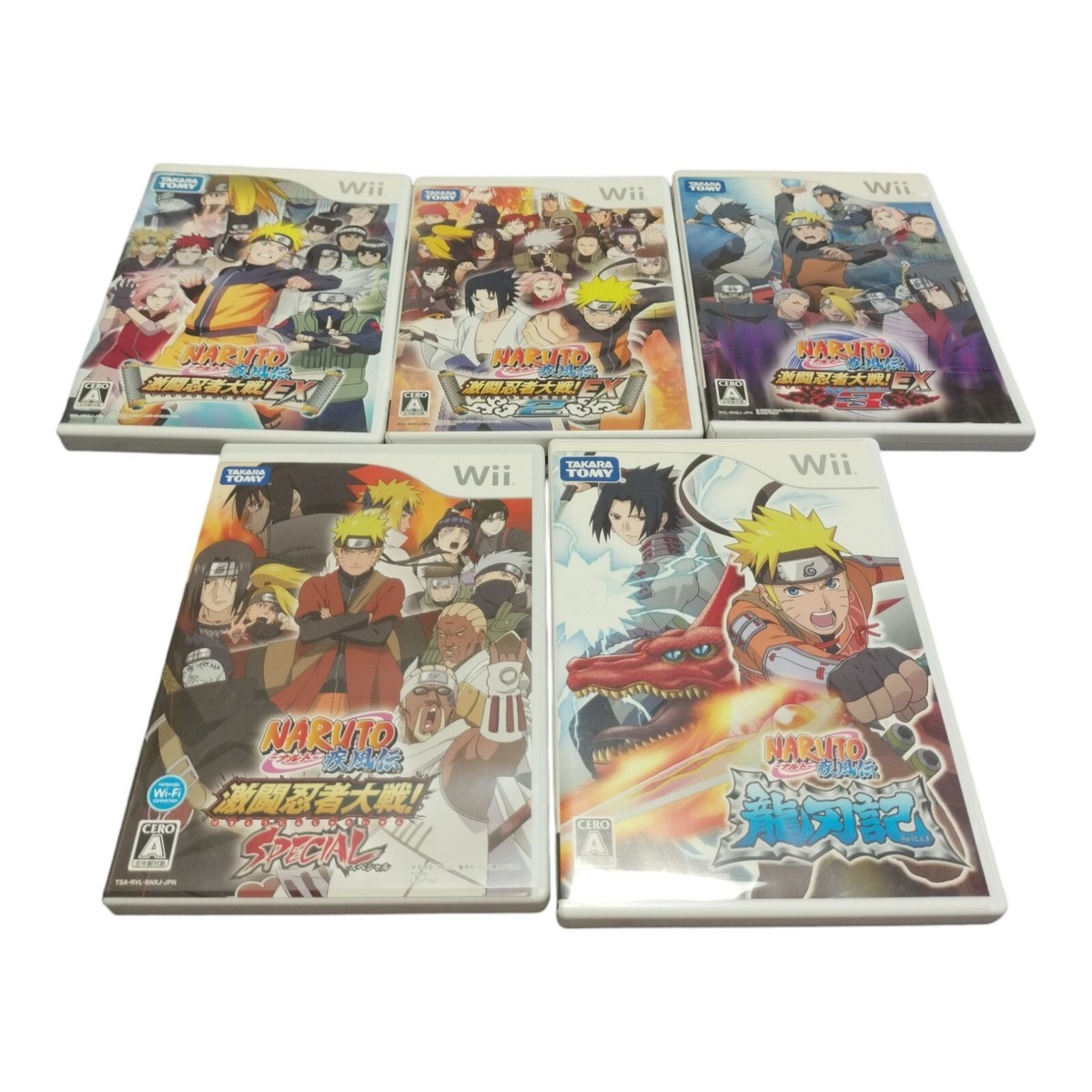 Wiiカセット Naruto Shippuden Gekitou Ninja Taisen EX 1 2 3 Special