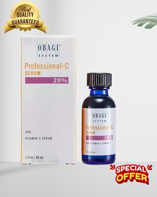NIB Obagi Professional-C 20% Vitamin C Serum 1oz/ 30 ml Authentic