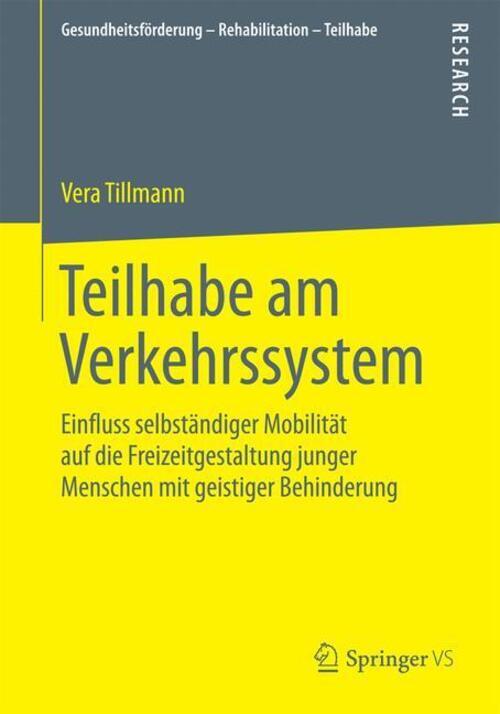 Thumbnail - Teilhabe Am Verkehrssystem Vera Tillmann Taschenbuch Paperback Xvii
