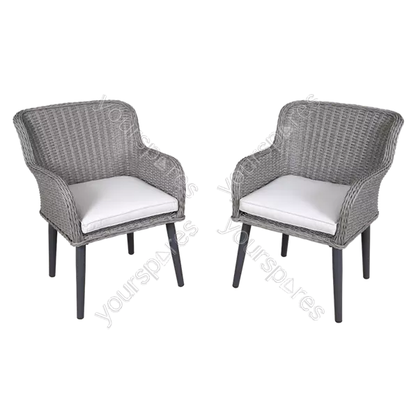 White wicker 2024 outdoor dining chairs