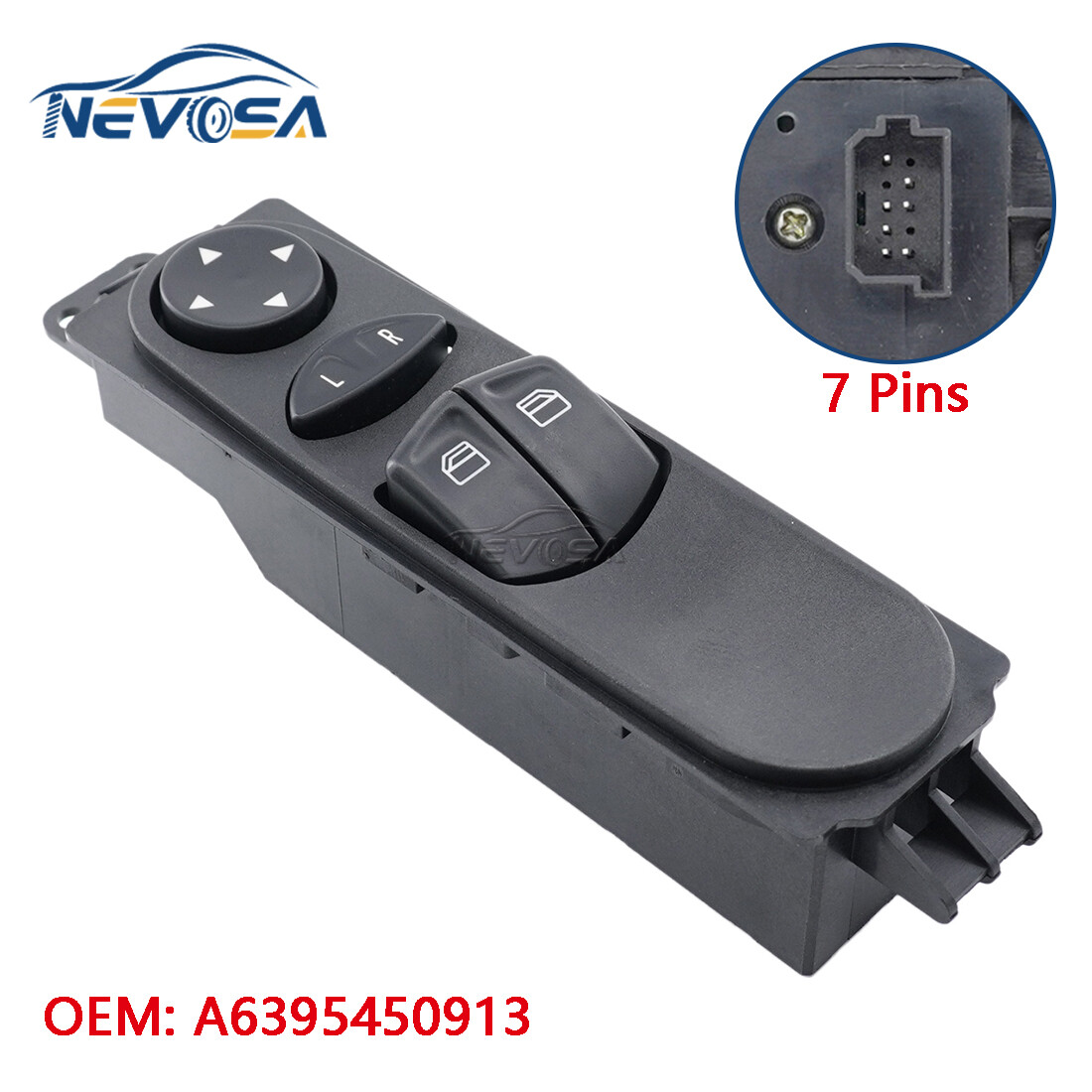 Power Window Switch A6395450913 For Mercedes-Benz W639 Valente