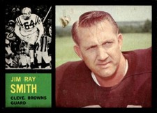 Jim Ray Smith 1962 Topps Card #30 Cleveland Browns Poor (Altered)