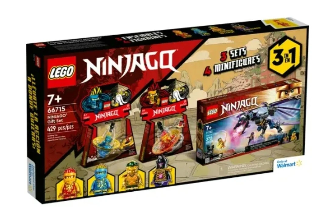 LEGO NINJAGO 66715 3 in 1 Building Set Legacy Overlord Dragon Kai and Jay