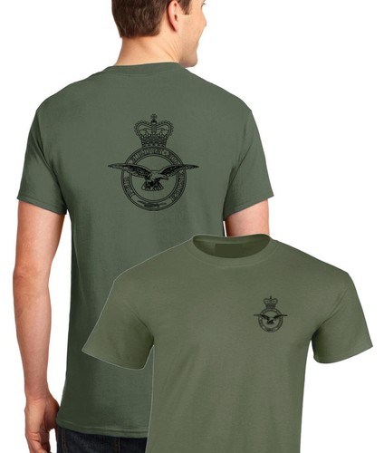 PRINTED ARMY Olive Green TSHIRT Double Sided RAF REGIMENT WINGS airborne at jtac - Picture 11 of 18