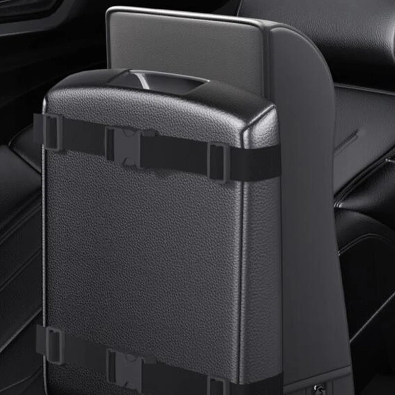 1 PIEZA Reposabrazos Coche Almohadilla Cubierta Auto Consola Central Caja Cojín Cuero PU Modificado Foto 4 de 4