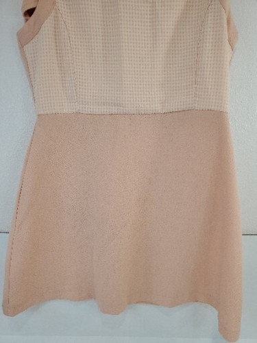 Elodie Mini Dress Women's M Medium Pink Coral Full Back Sleeveless Style #ED2651 - Picture 2 of 10
