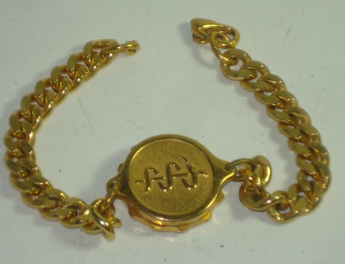 VINTAGE * SOS Talisman Emergency Medical ID System Bracelet - Picture 2 of 3