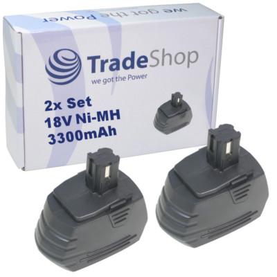 2x Trade-Shop AKKU 18V 3300mAh 59,4Wh für Hilti SF4000-A SF4000A SFL18 SFL-18