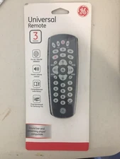GE Programmable Universal Remote Control 3 Device 34456 BRAND NEW in package