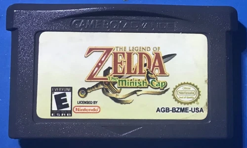 Legend of Zelda: The Minish Cap (Game Boy Advance, 2005) Game Only -Tested