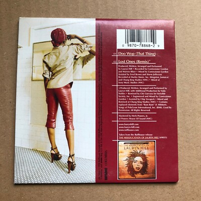 新品 Lauryn Hill / Doo Wop / Lost Ones LAURYN HILL - Doo Wop / Lost Ones CD Single - COLUMBIA pic