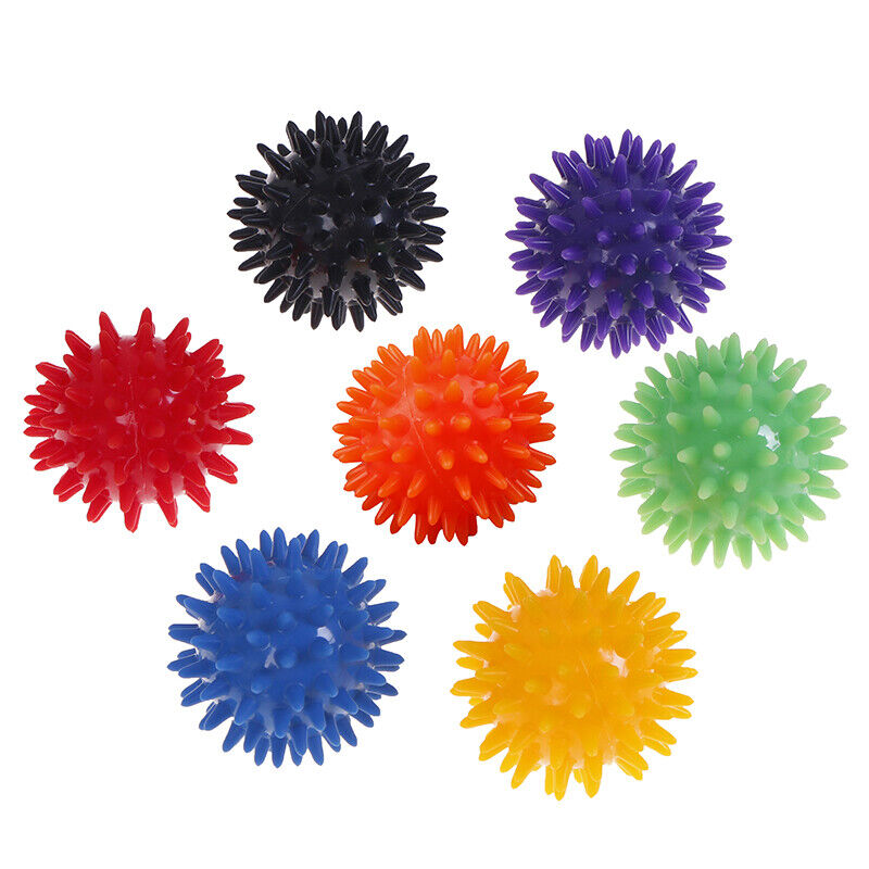 Full Body Spiky Massage Ball Hard Stress Ball 6cm For Fitness Sport Exercis^$y - Picture 4 of 19