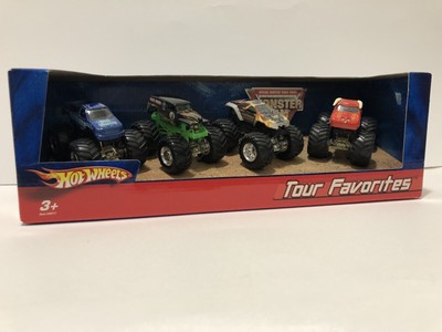 hot wheels monster jam tour favorites
