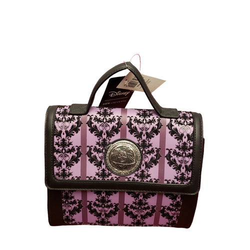 Disney Haunted Mansion Madame Leota Crossbody Satchel Bag Purse Purple NWT - Picture 6 of 6