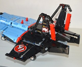 LEGO TECHNIC Construction Toy Racing Airplane AIR RACE JET 42066 Complete Engine