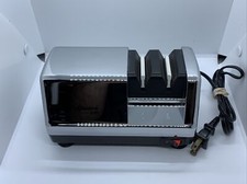 Chef's Choice 310 Chrome Made USA Electric 2 Stage Kitchen Diamond Sharpener