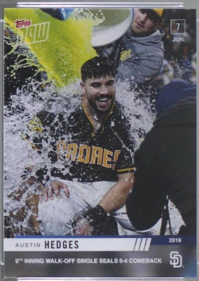 2019 Topps Now - Austin Hedges #346 - 1 of 1